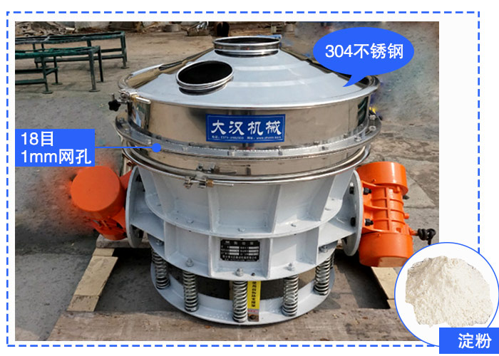 澱粉直排式振動篩