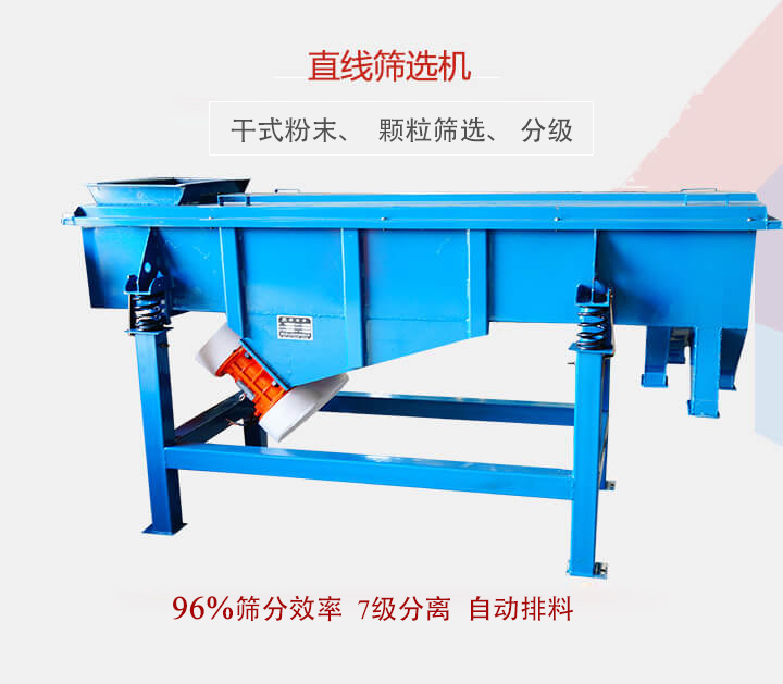 直線篩選機用於篩選、分級各種粉末、顆粒