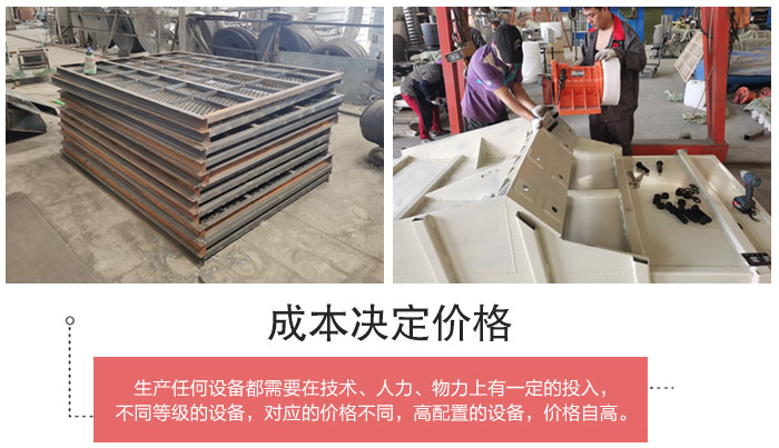 直線篩分機篩網，篩箱部件展示