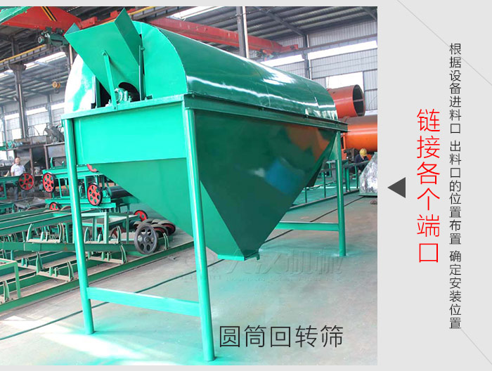 根據設備進料口、出料口的位置布置，對篩體安裝位置進行確定