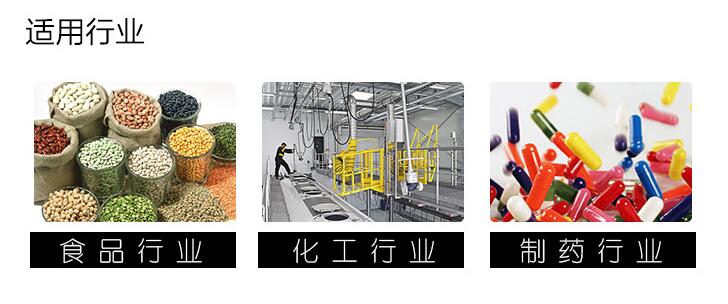 800-2S全不鏽鋼振動篩適用行業