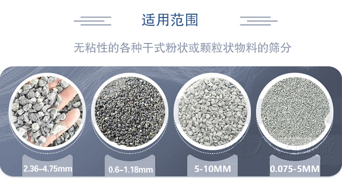 單層直線振動篩適用範圍