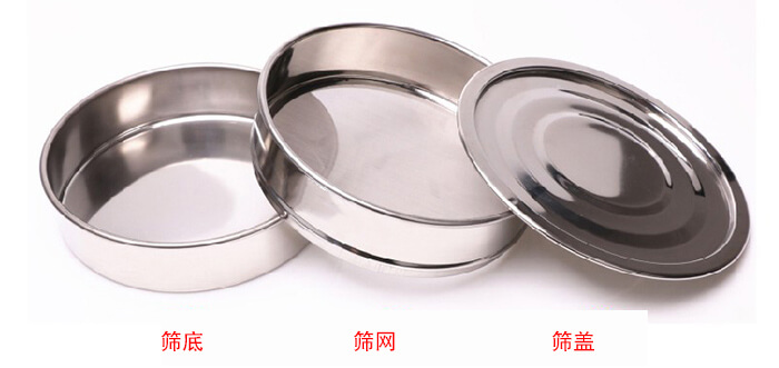 篩底，篩網，篩蓋展示圖